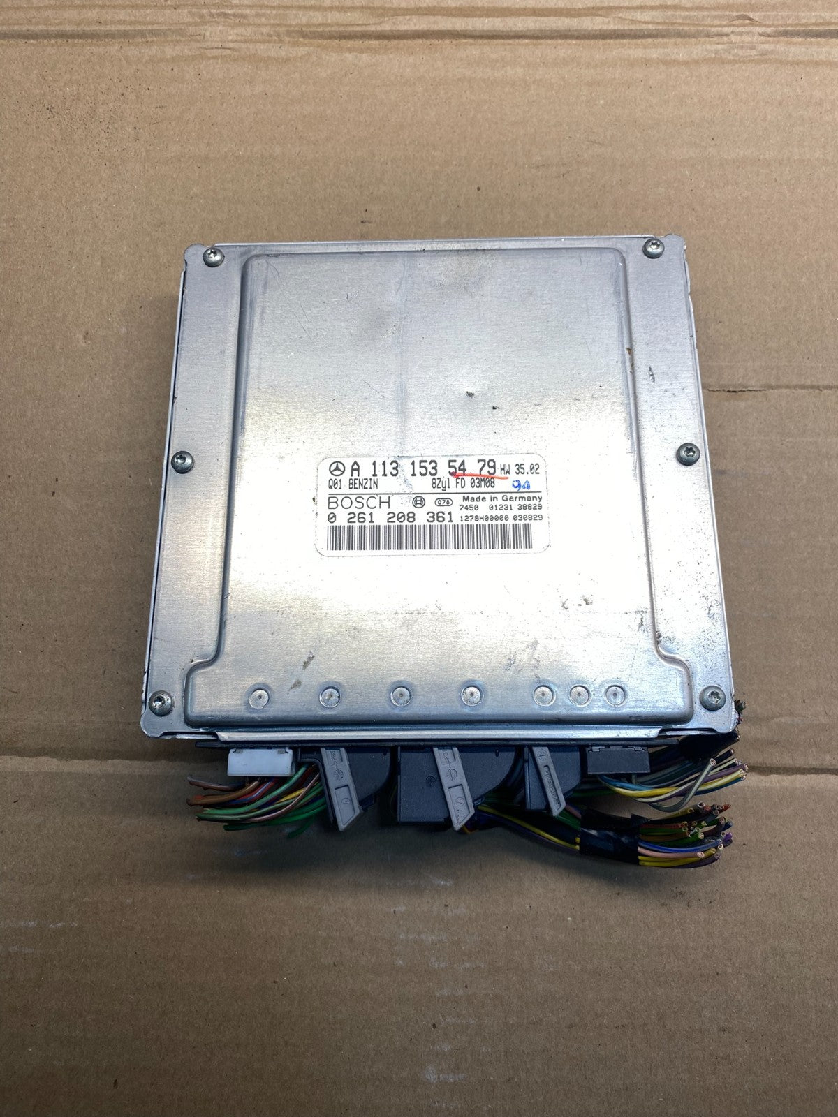 2003 2006 Mercedes R230 SL500 ECU ECM Engine Control Module AE8076 DW0