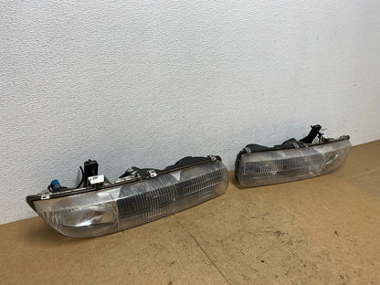 1996-1999 Saturn S Series Sedan Wagon Left+Right Headlights AC3628 DW2