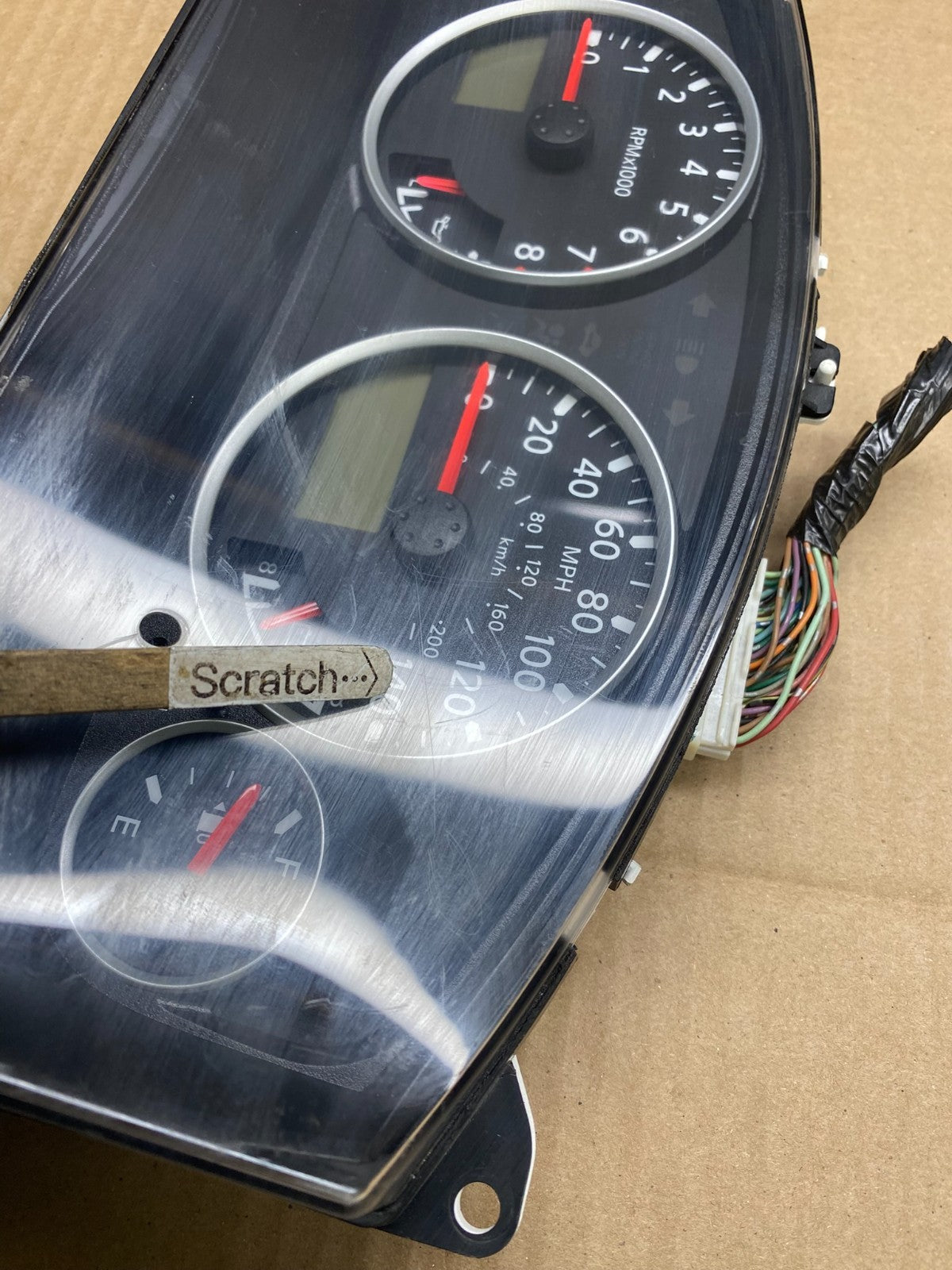 2005 to 2012 Nissan Pathfinder Frontier Xterra Speedometer Cluster Gauge U58511