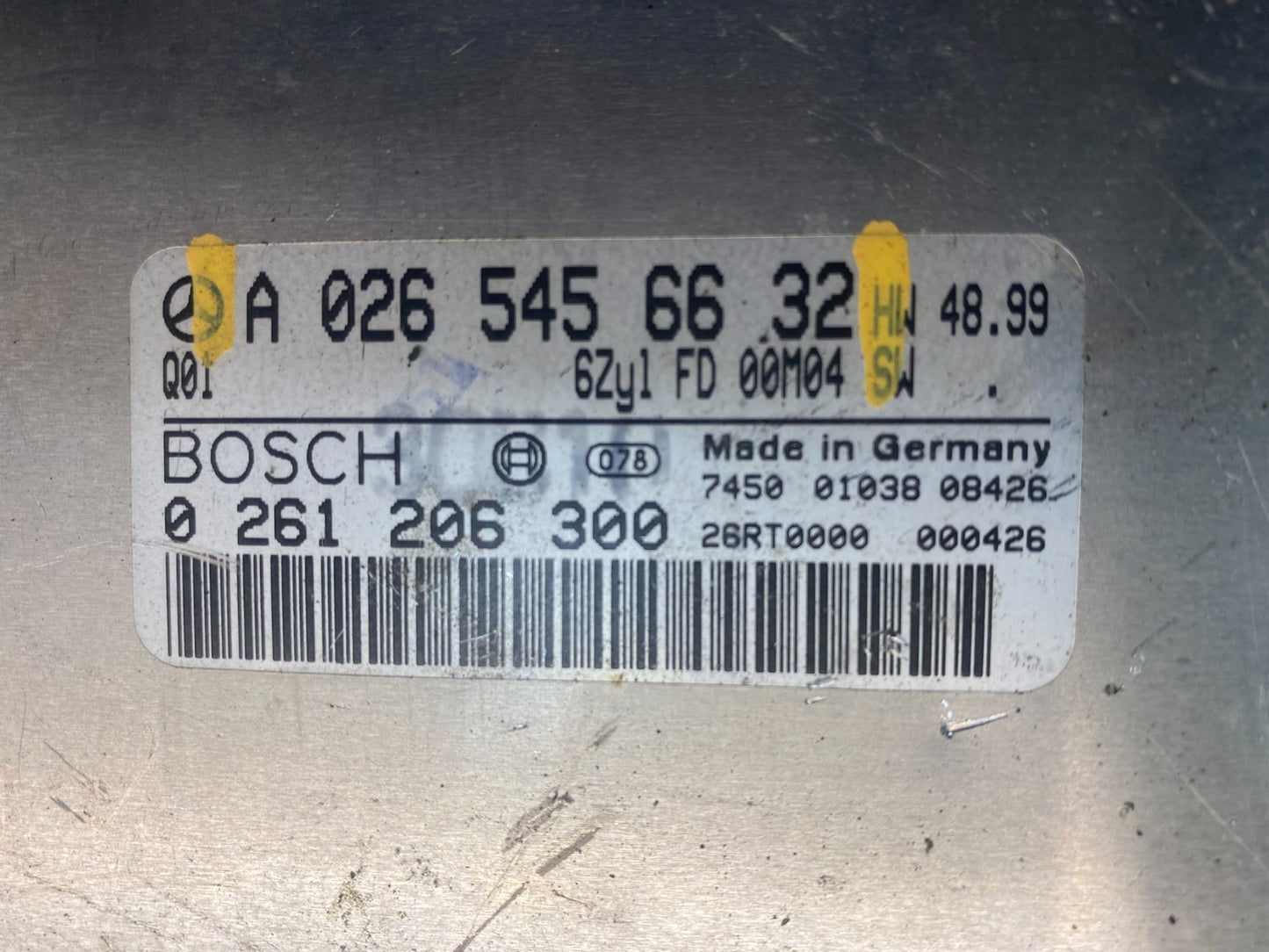1998 2000 Mercedes Benz ML320 Engine Computer Ecu Ecm ad0493 DG2