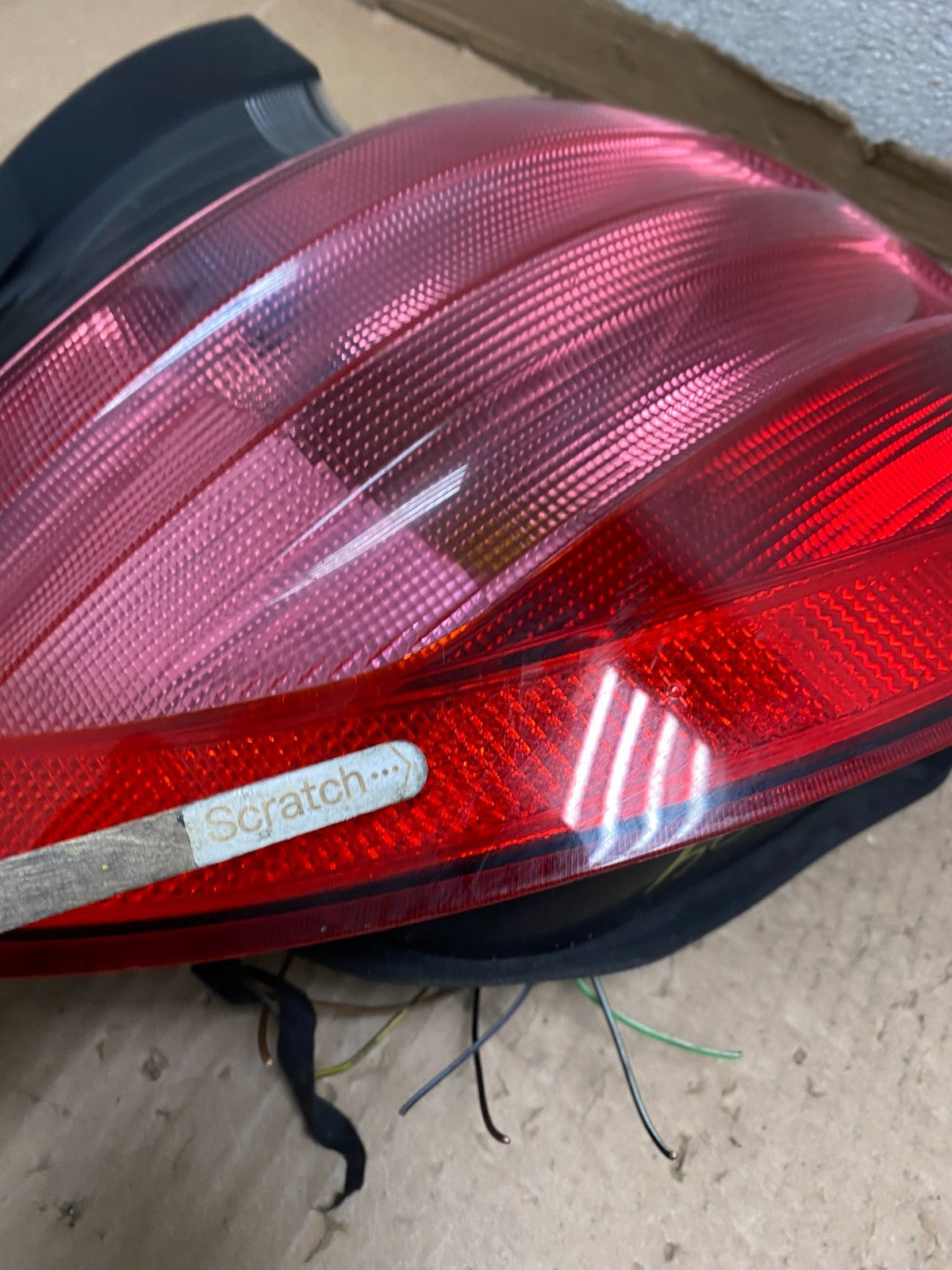 2002 to 2004 Mercedes C-Class Coupe Left Driver LH Side Tail Light U8604 DW4