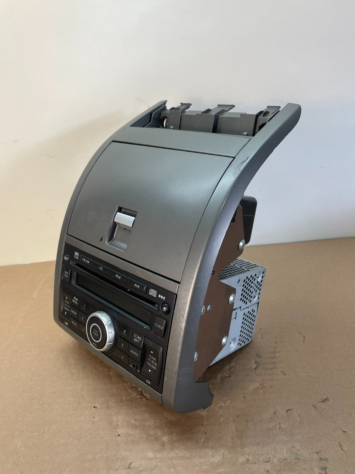 2010-2012 Nissan Sentra Center Dash Radio Bezel Panel Cubby Storage AI0590 DG2