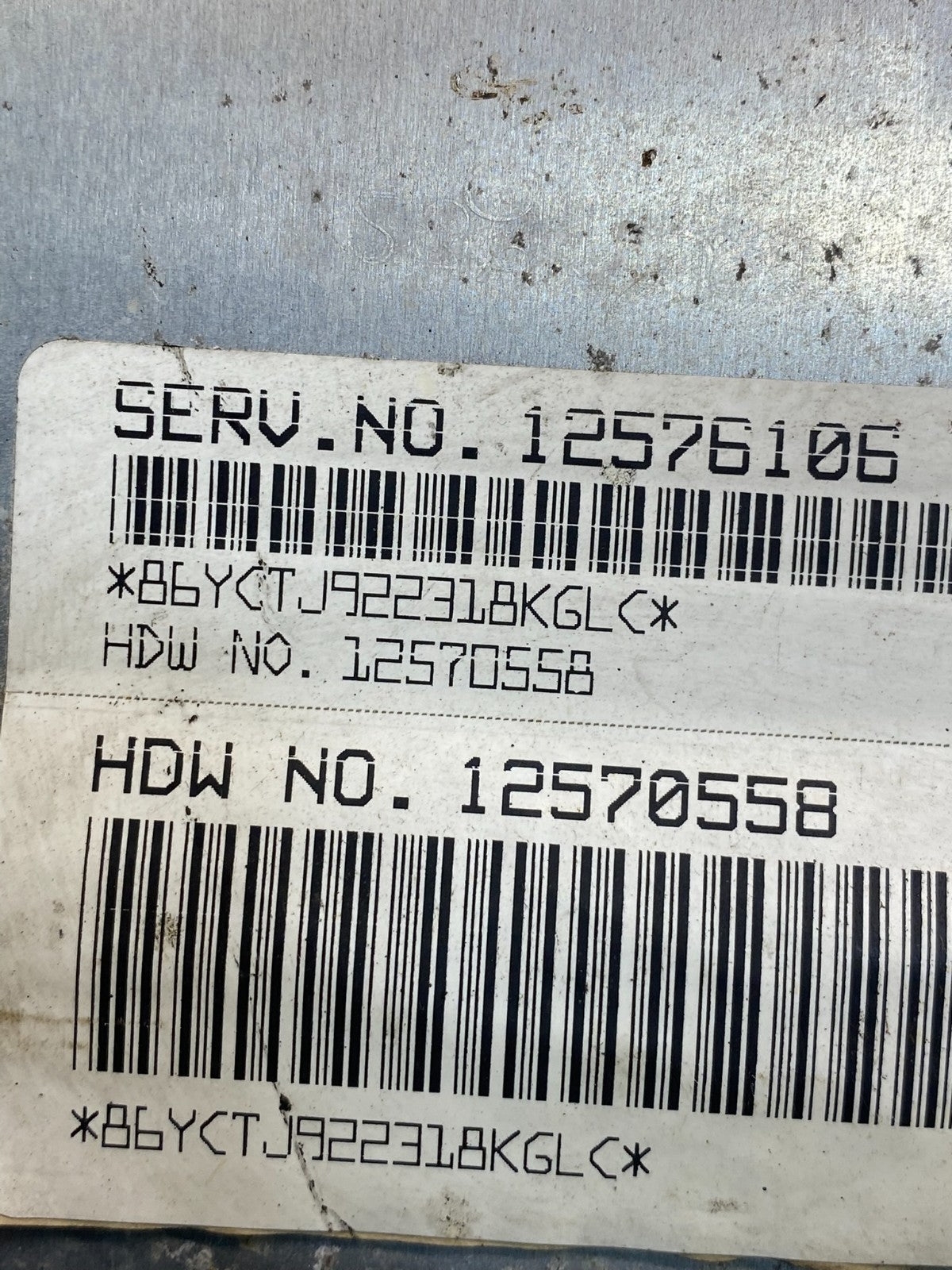2003 Chevrolet Astro Ecu Engine Control Module Unit Ecm AE2133 DW2