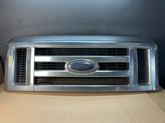 2008 to 2014 Ford Econoline E150 E250 Front Upper Chrome Grill Grille ad8349 DG0