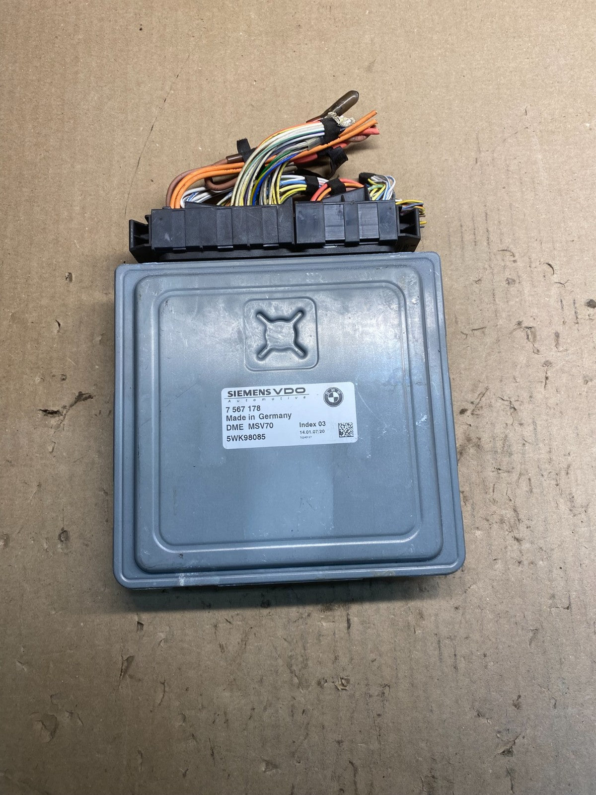 2006-2007 BMW E60 E61 525i 535i ECU ECM Engine Control Module 7567178 AC0704 DG0