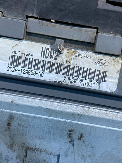 2002 Ford Van 5.4L Engine Control Module 2c2a-12a650-nc AH7208 DW2