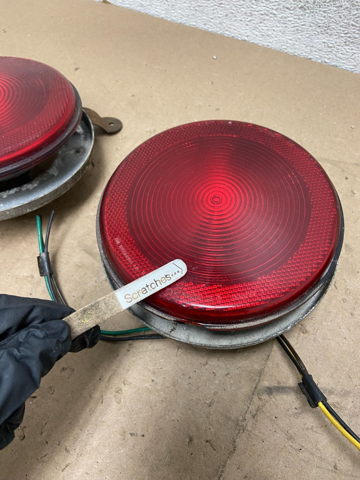 1984 to 1990 Chevrolet Corvette Left+Right Set Side Tail Lights AG5414 PS4