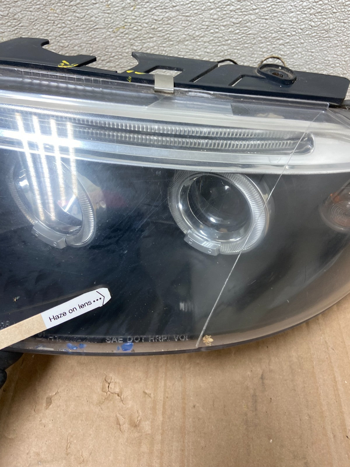 2001-2005 Volkswagen Passat Left+Right Set LED Black Headlight Y2849 DG6