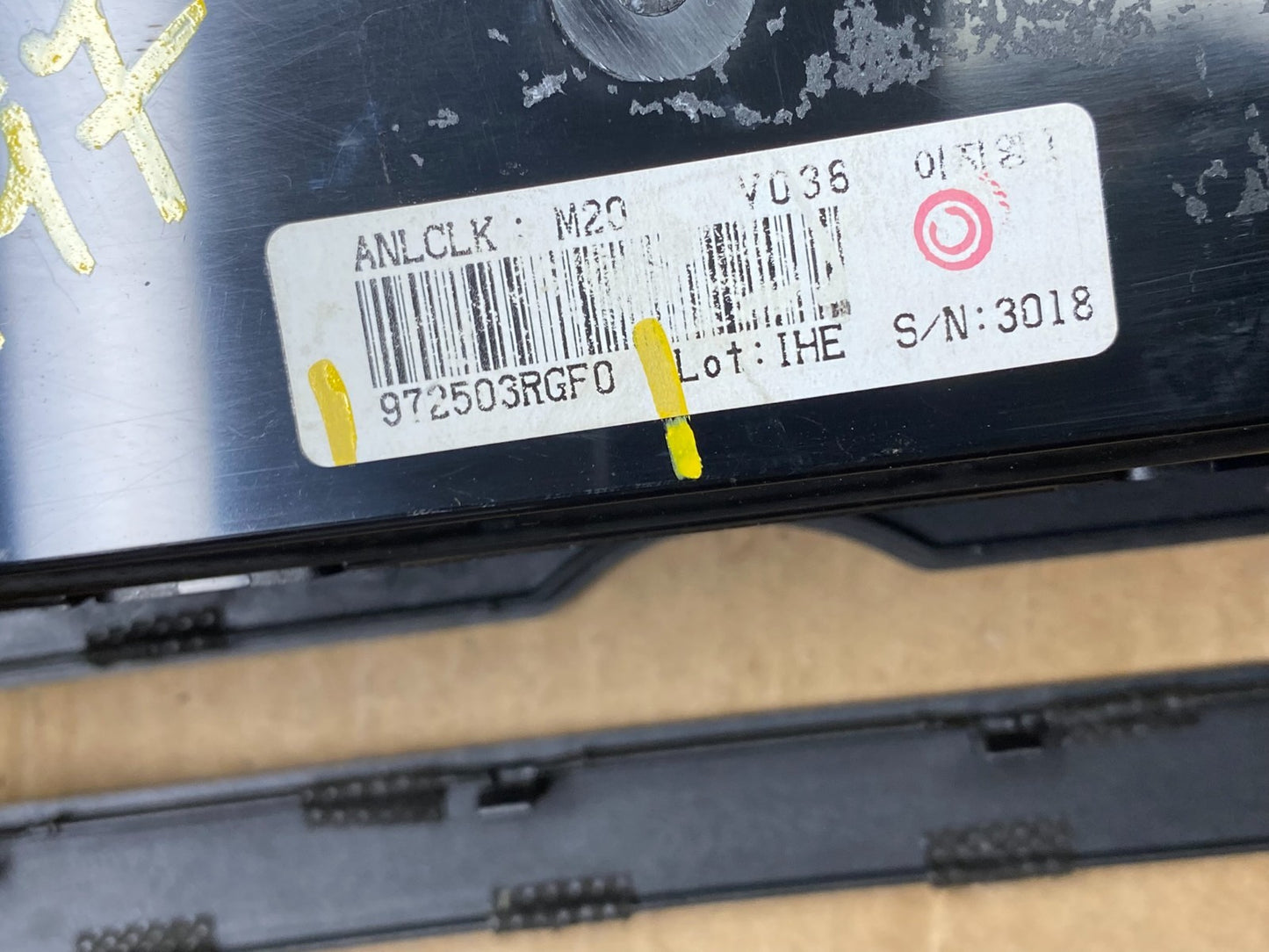 2014 2015 2016 Kia Cadenza  AC Heat Temperatue Climate Control Switch W6497 DG6