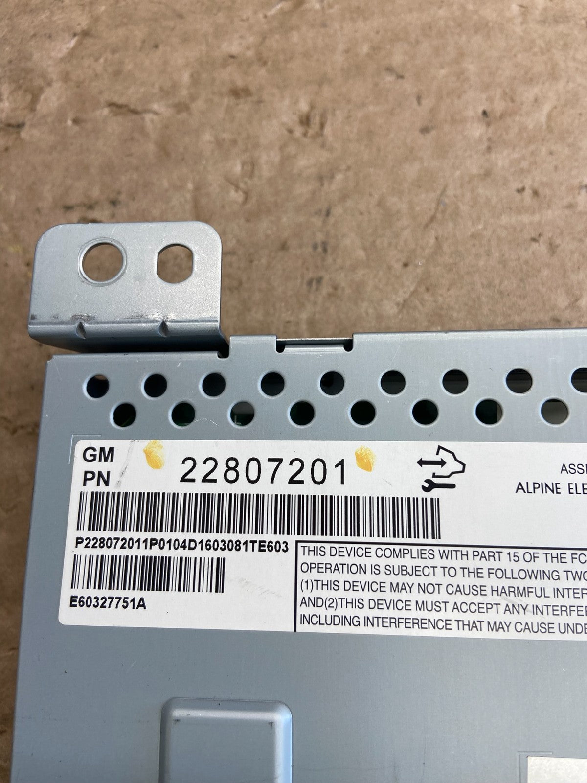 2010 - 2011 Chevrolet Equinox Radio Display Screen Information Dash Oe af2717 DG4