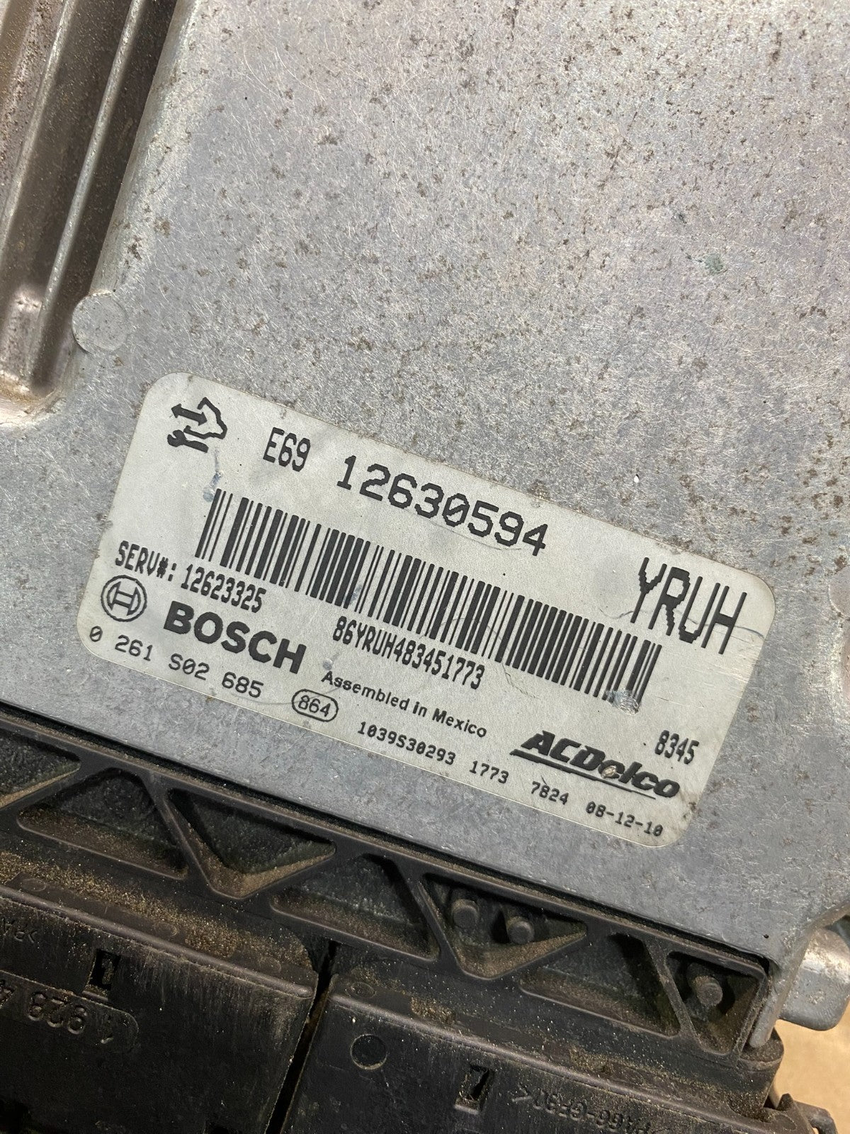 2008 2009 GMC Acadia Traverse Engine Control Unit Module ECM ECU AH9870 DW2
