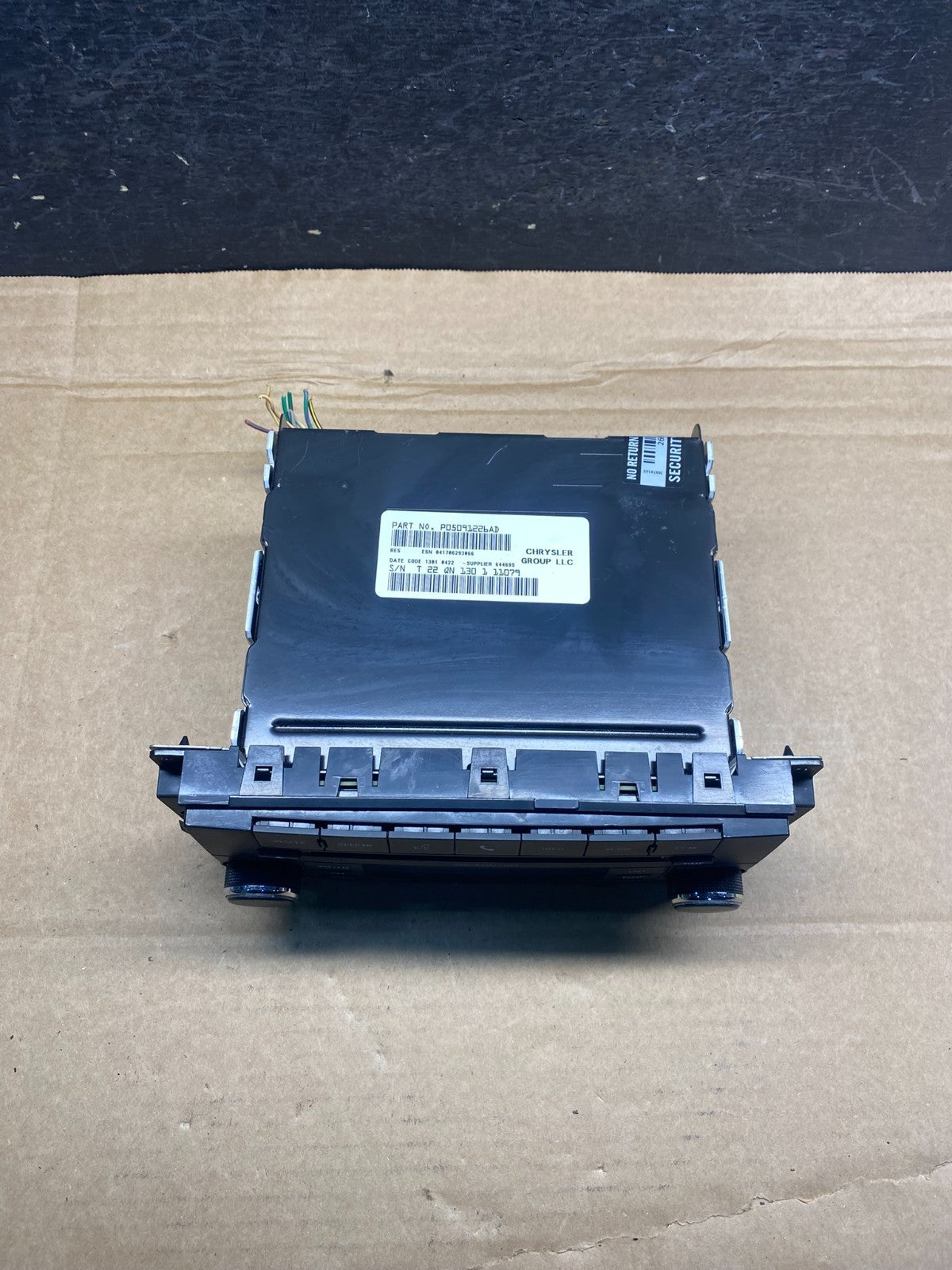 2007-2012 Chrysler Dodge Jeep Ram Radio CD MP3 AUX Receiver ah4803 DG3