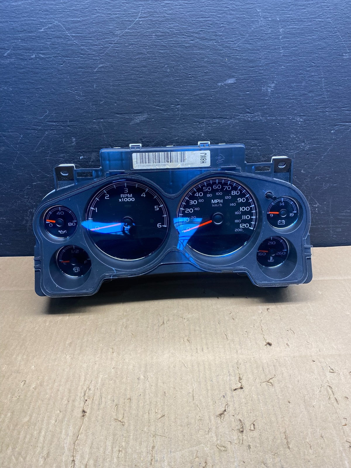 2007 2012 GMC Yukon Tahoe Sierra Speedometer Cluster Gauge AD1633 DG0