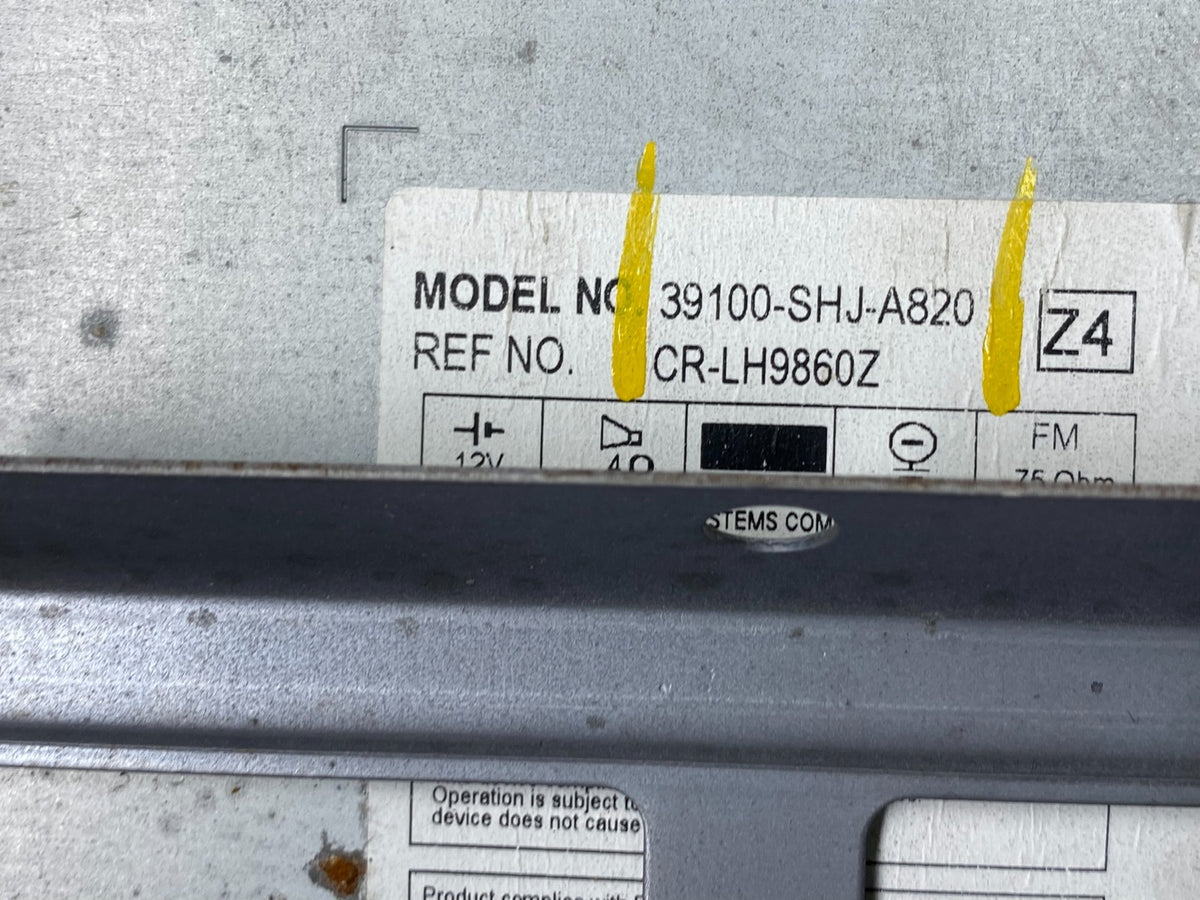 2005 to 2010 Honda Odyssey Am Fm Cd Player Radio Receiver u5125 DG6