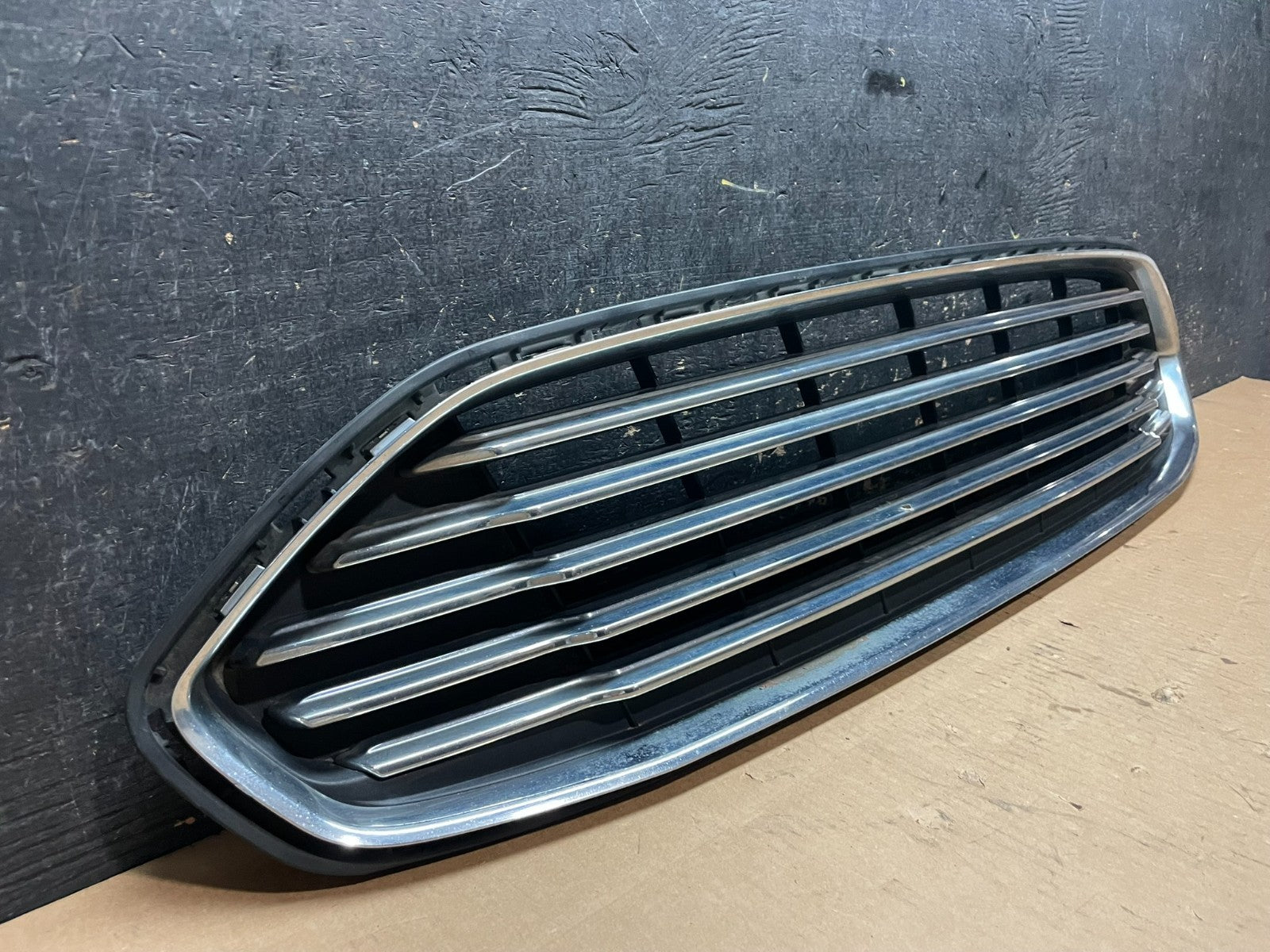 2013 to 2016 Ford Fusion Front Upper Grille Chrome Grill Bumper aa2307 DG1