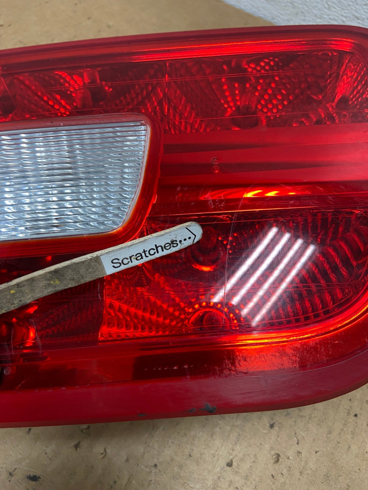2007-2009 Lincoln Zephyr MKZ Right Passenger Side Tail Light Inner AD4713 LK3