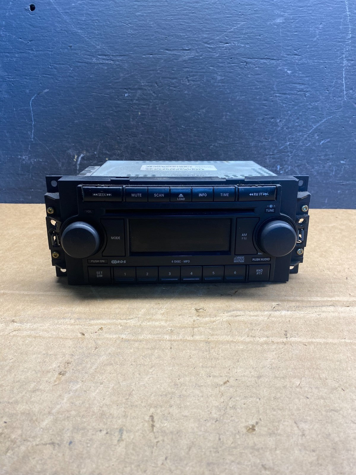 2007-2012 Chrysler Dodge Jeep Ram Radio CD MP3 AUX Receiver AD7348 DG0