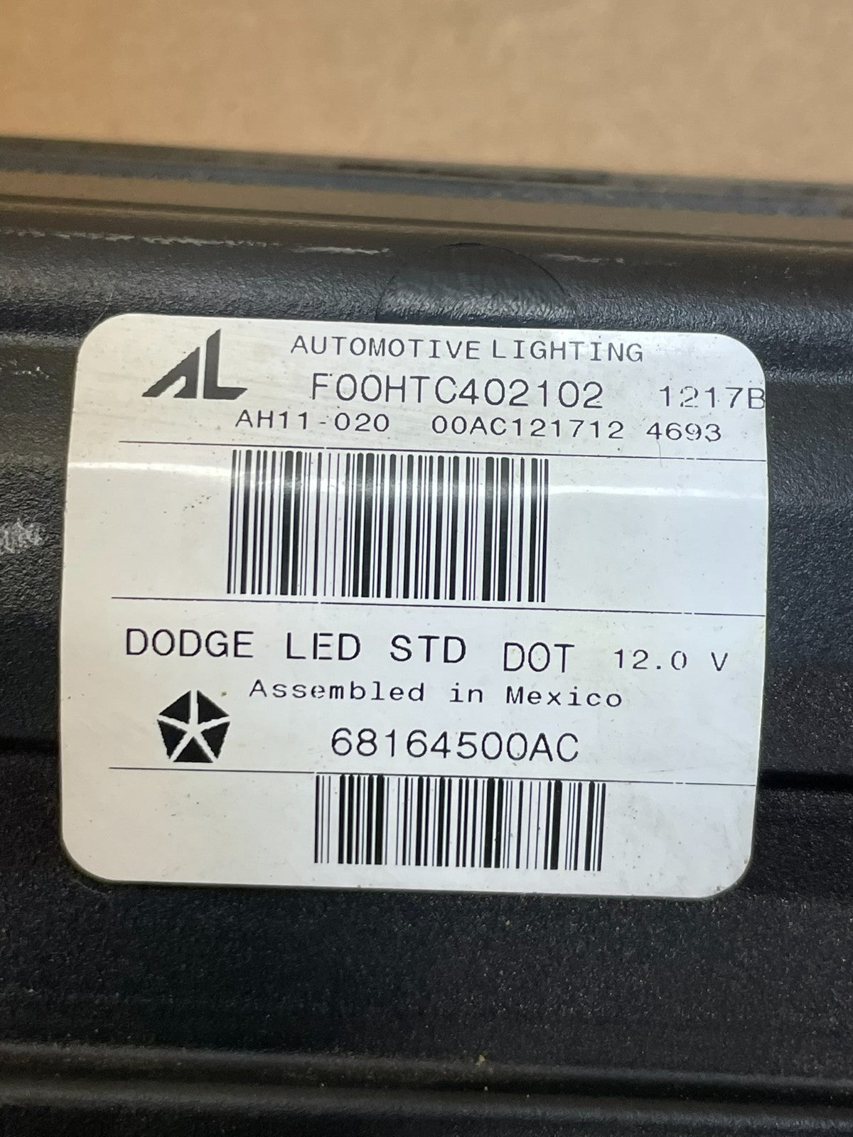 LED 2013 - 2016 Dodge Dart Center Third Brake Led Tail Light Panel AI3856 DG7