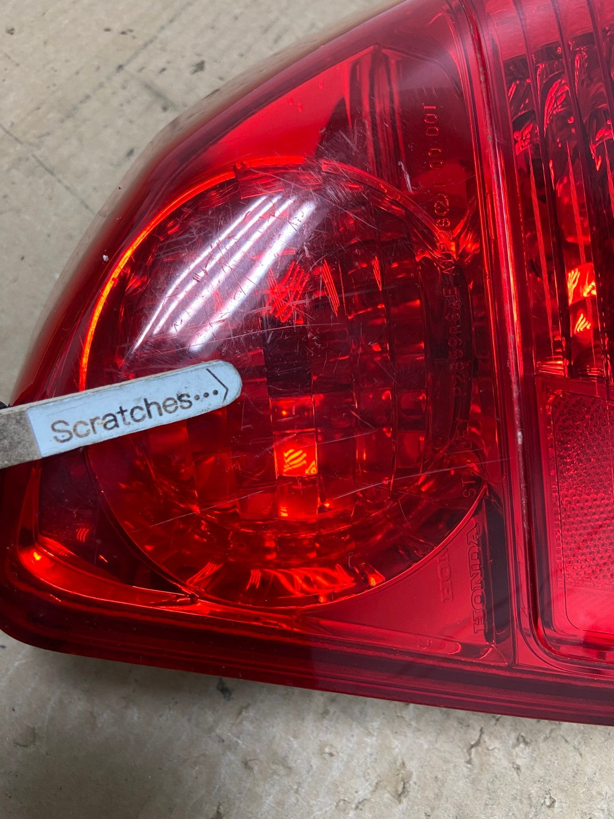 2003 2004 2005 Honda Civic Sedan Right Passenger Side Tail Light AF9848 LK3