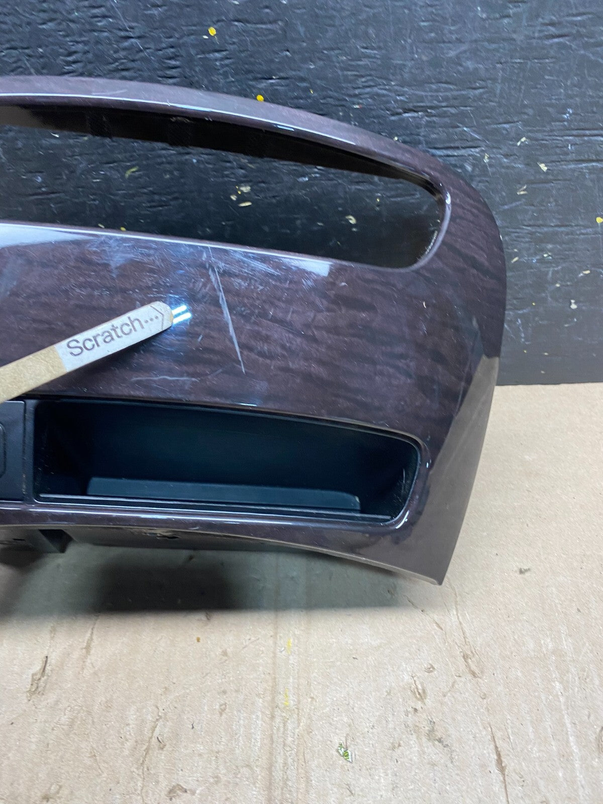 2009-2014 Hyundai Genesis Center Radio Trim Bezel Dash Storage Panel N0688 DG1