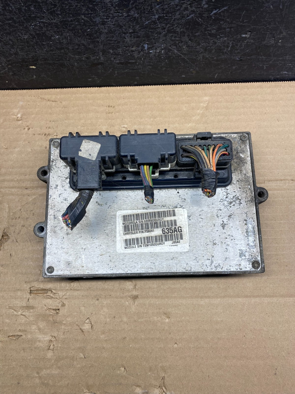 2000 Jeep Cherokee 4.0L Ecm Ecu Engine Computer Module p56041635ag AD9574 DW0