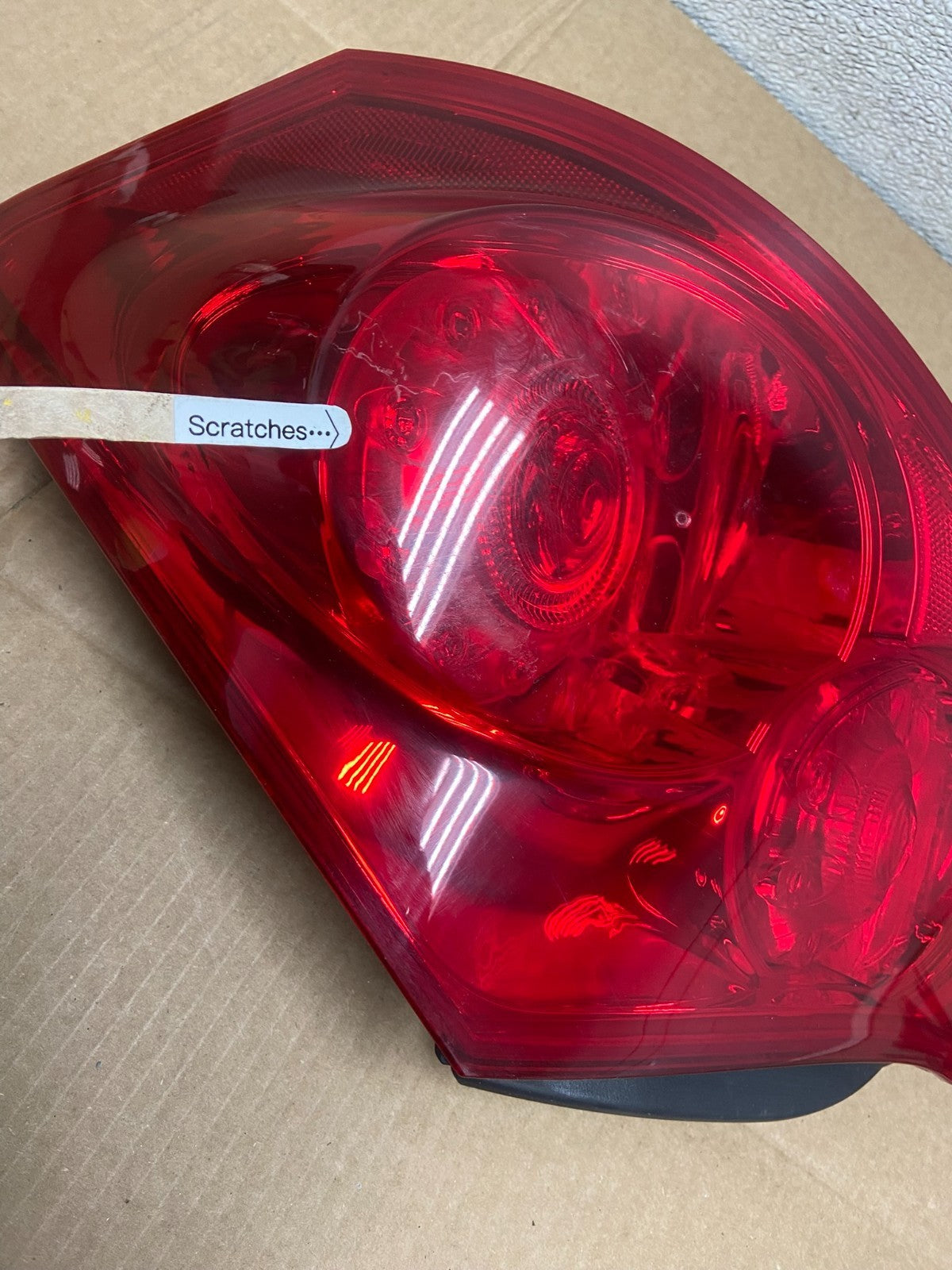 2007 to 2013 Infiniti G35 G37 Sedan Right Passenger Rh Tail Light DEPO Y8367 DW3