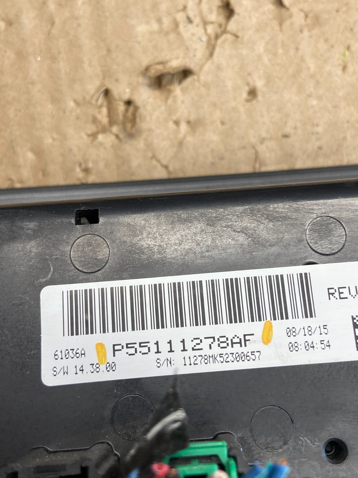 2011 to 2017 Jeep Compass Dash Climate Temperature Control Radio Bezel AE1805 DG5