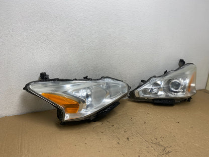 2013 to 2015 Nissan Altima Left+Right Side Set Halogen Headlights AF8192 DW2