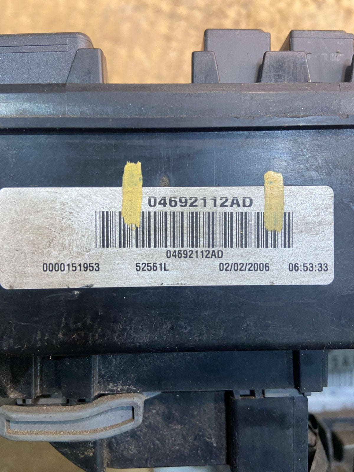 2007 Jeep Grand Cherokee Body Control Module BCM Power Fuse Box Y3749 DG7