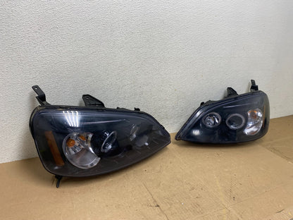 2001 - 2003 Honda Civic Coupe Headlights Halogen Left+Right Side AE6865 DG2