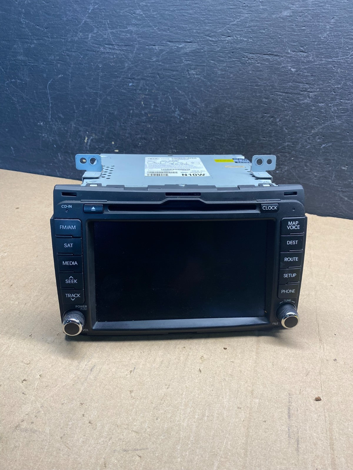 2010 - 2013 Kia Sportage AM FM Radio MP3 Singe Disc CD Cassette Player AE7402 DG0