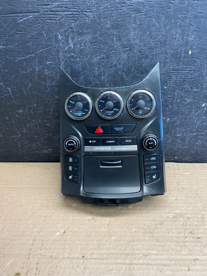 2013-2016 Hyundai Genesis Coupe AC Heater Climate Control Gauges Bezel AF2608 DG0