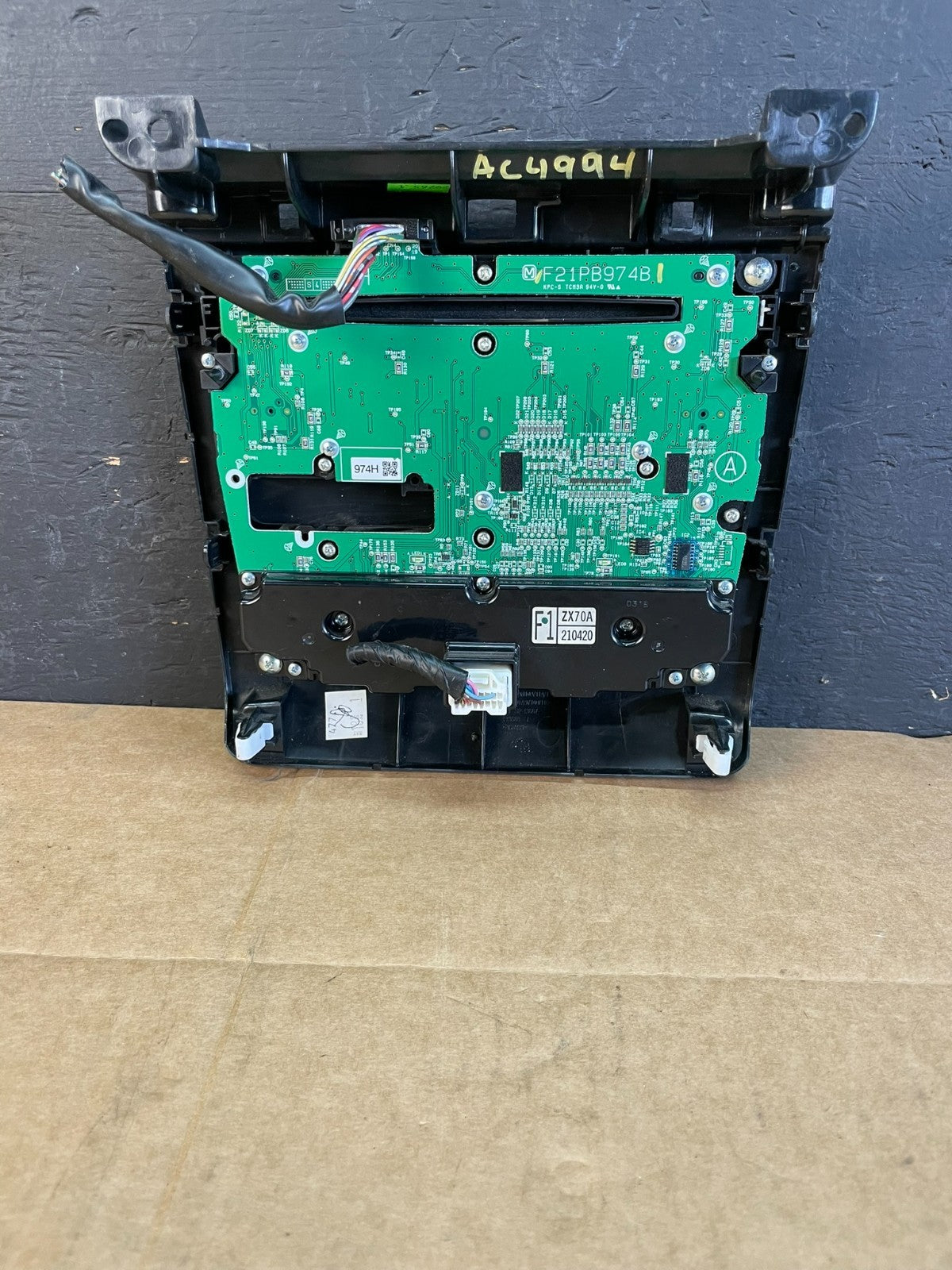 2010-2013 Nissan Maxima Center Console Climate Control Radio Bezel ac4994 DG4