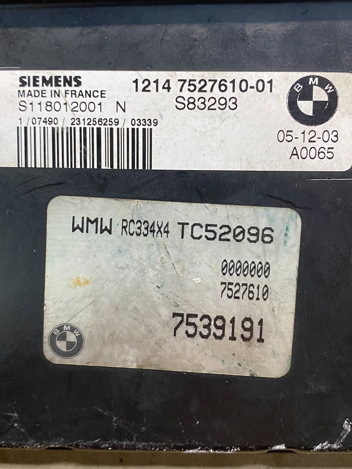 2002 to 2006 Mini Cooper 1.6L Engine Computer Ecu Pcm Ecm Pcu AF6927 DG2
