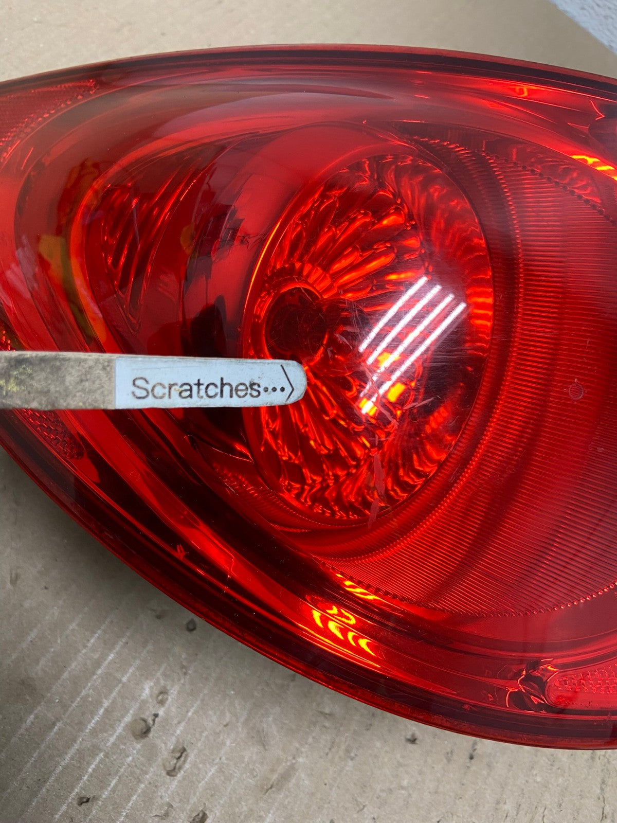2007 to 2010 Hyundai Elantra Sedan Left Driver Side Tail Light AE9721 LK3