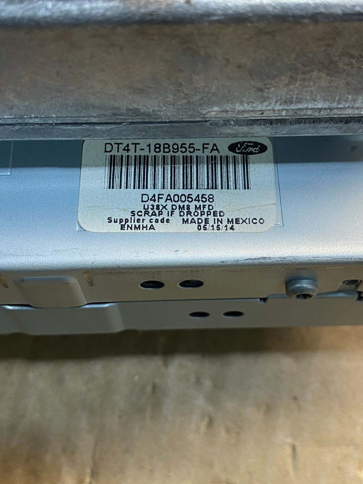 2011 2014 Ford Edge Radio Stereo Navigation Screen dt4t-18b955-fa AG1907 DG5