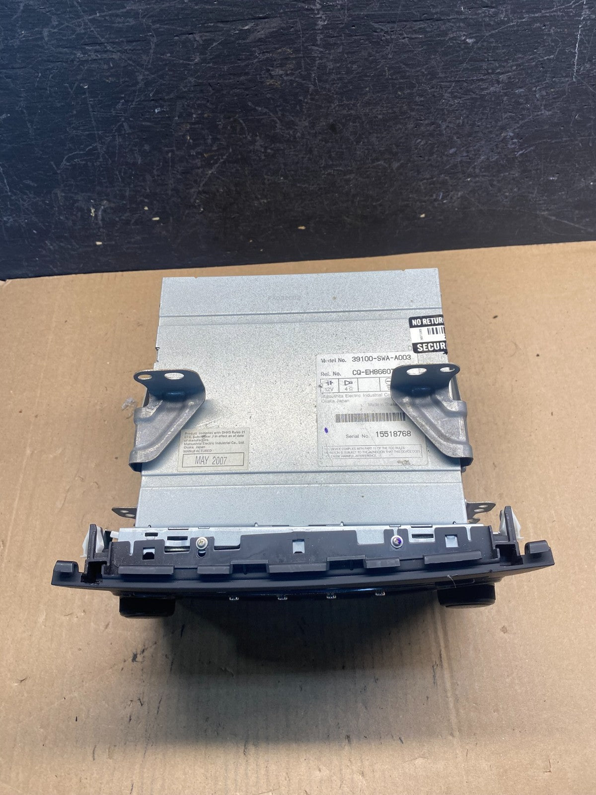 2007-2011 Honda CRV CR-V 6 CD AUX Player Radio Stereo CD Player AE7721 DW3