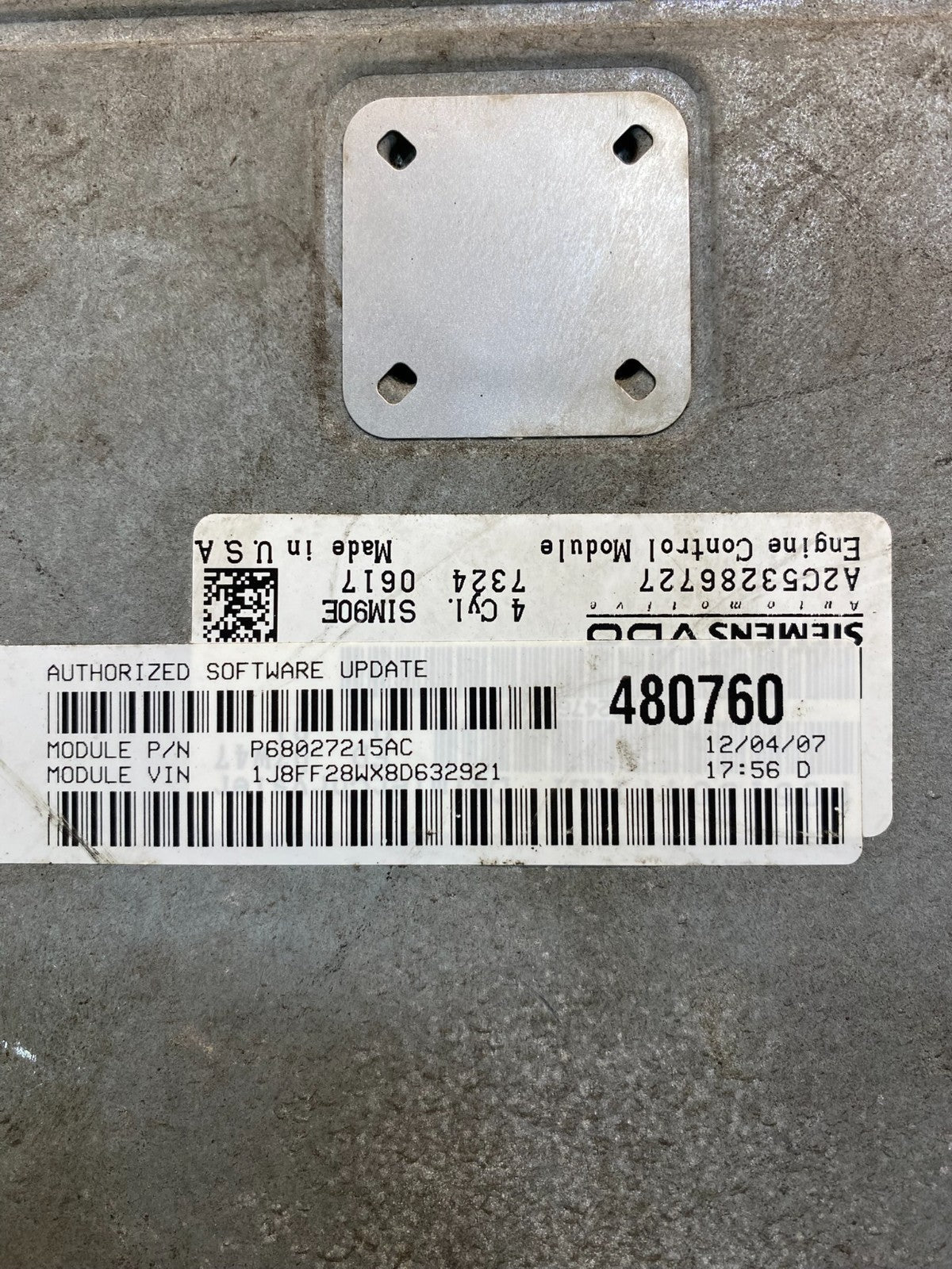 2007 2010 Jeep Compass Patriot PCM ECM ECU Engine Computer Module aa7618 DG2