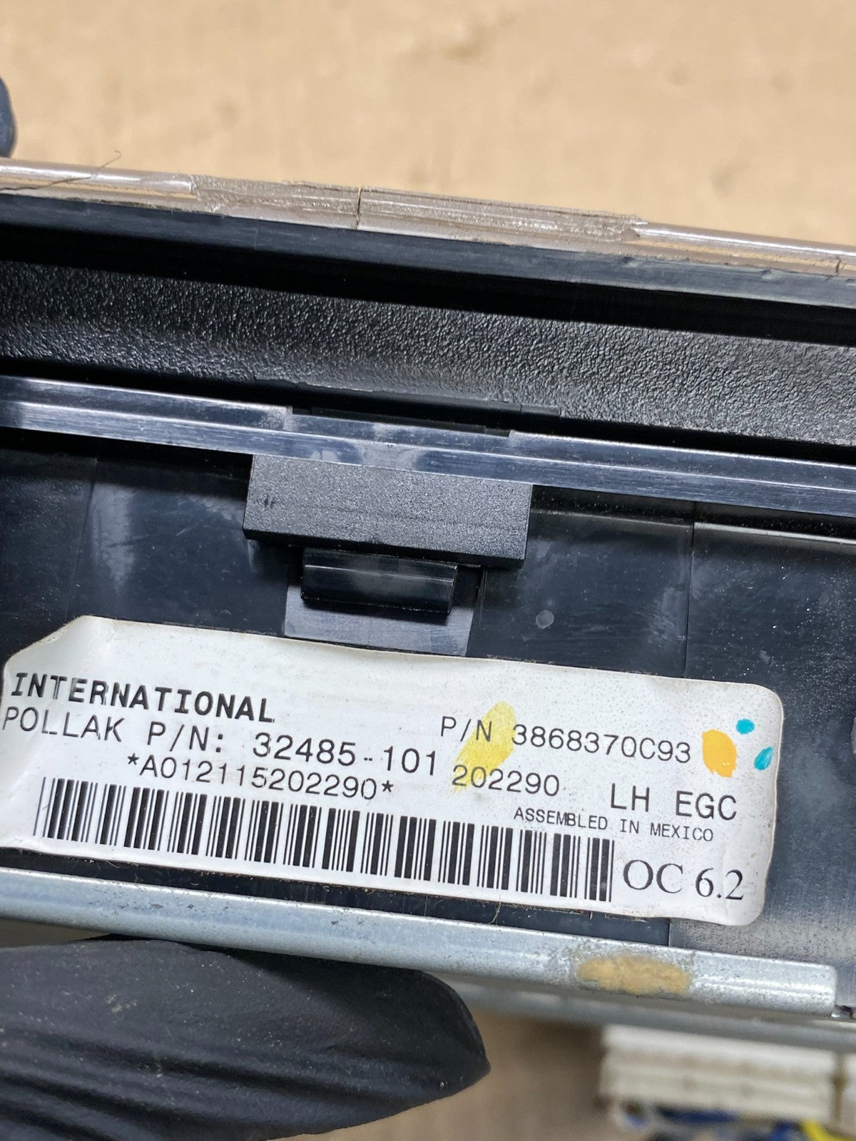 2010 - 2015 International Terrastar /Durastar Speedometer Cluster AC6529 DG9