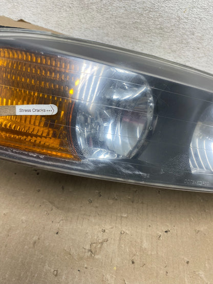 2000 to 2002 Lincoln Ls Right Passenger RH Side Headlight Halogen TYC AG6921 DW4