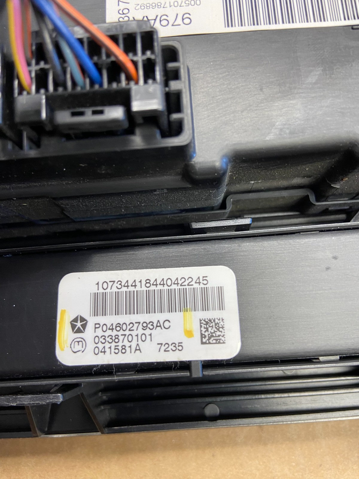 2008 to 2010 Jeep Grand Cherokee Center A/C Heater Climate Control ad2085 DG6