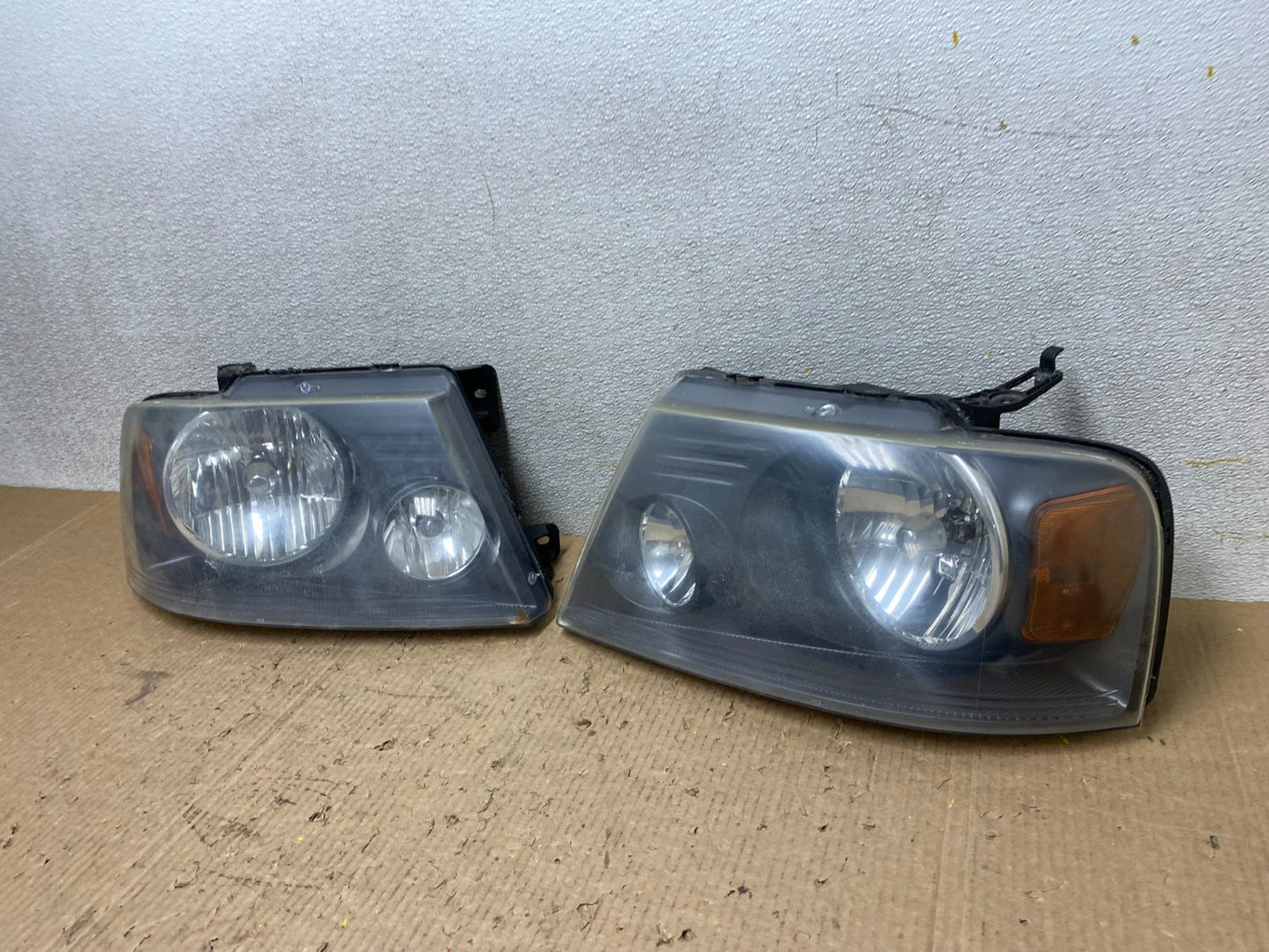 2004 to 2008 Ford F-150 F150 Left+Right Halogen Headlights W5389 DW1