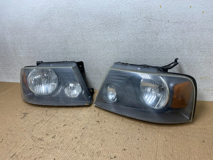 2004 to 2008 Ford F-150 F150 Left+Right Halogen Headlights W5389 DW1