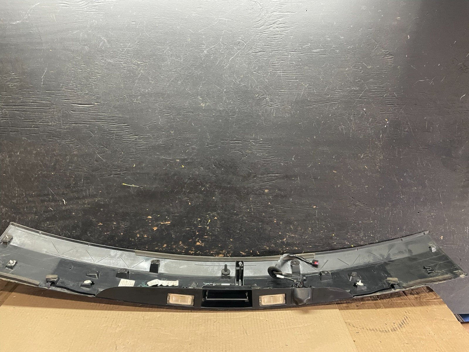 2011 to 2018 Dodge Grand Caravan Tail Gate Trim Molding With Camera OEM U7489 DG7