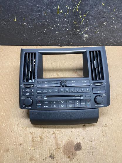 2003 to 2005 Infiniti FX35 Front Radio A/C Heater Switch Control Panel Z4481 DG0