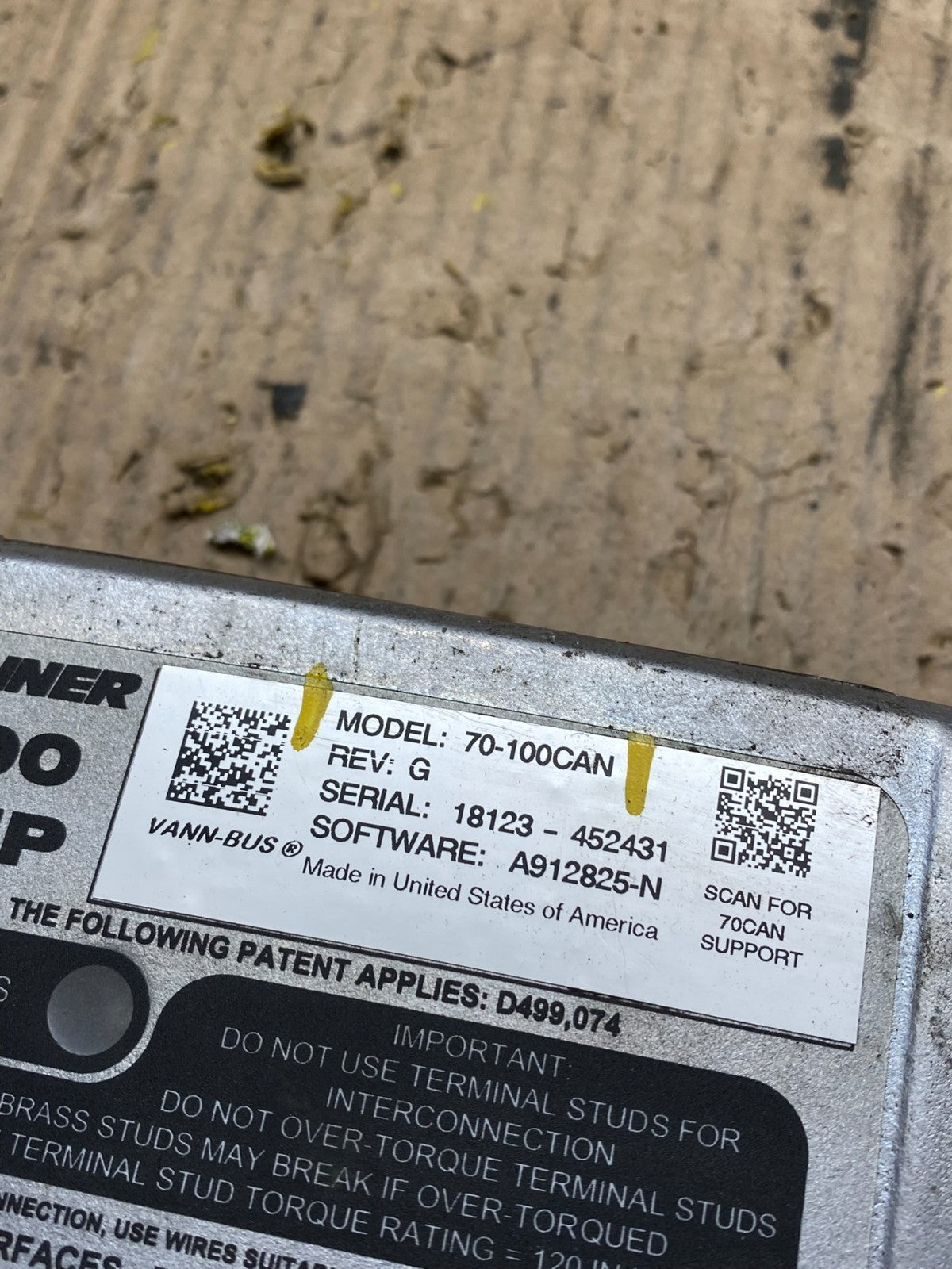 Vanner 70-100 Battery Equalizer 100 Amp 24 Volt Input to 12 Volt Output T1585 PS5