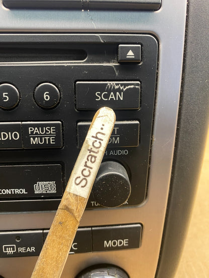2006 - 2007 Nissan Murano AM FM Radio CD Climate Control Panel ag9506 DG1