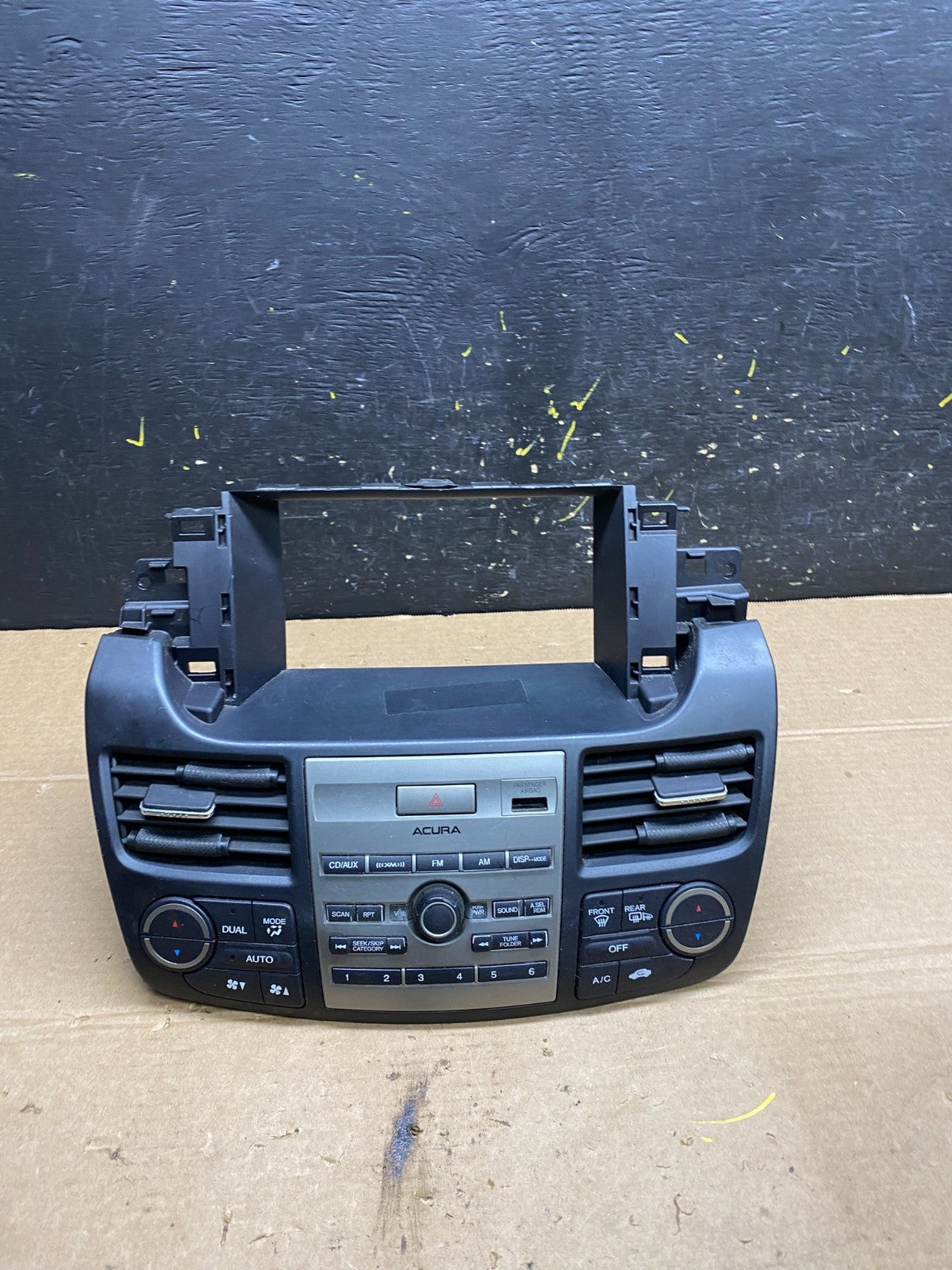 2007-2009 Acura RDX Dash Climate Control Radio Control Panel Air Vent W6585 DG0