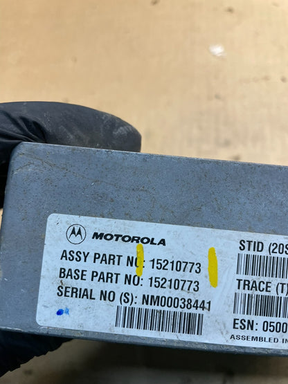 2004 - 2007 Cadillac CTS Communication Computer Control Module W4160 DG4