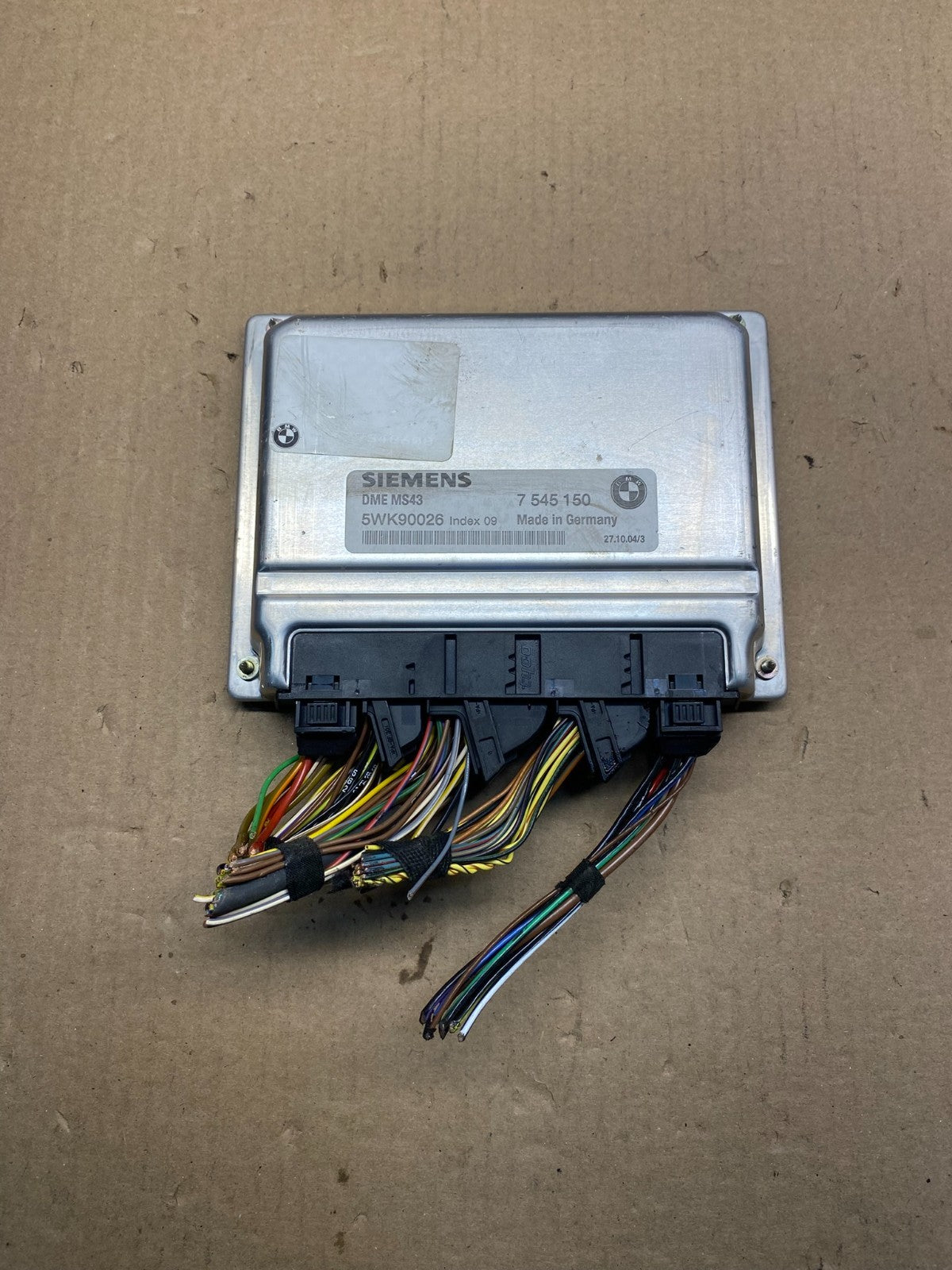 2003 to 2005 BMW X5 ECM ECU Engine Control Computer Module 7545150 ah4630 DG2